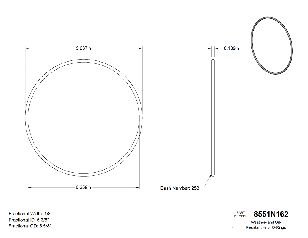 Technical drawing - 8551N162